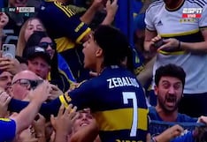 ¡Celebra toda La Bombonera! Goles de Zeballos y Merentiel para el 2-0 de Boca vs. River