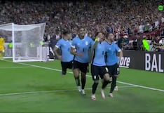 ¡Como un cazador en el área! El gol de Mathías Olivera para el 1-0 de Uruguay