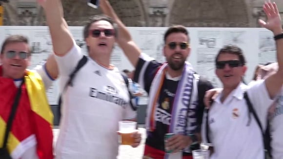 Hinchas del Real Madrid y Liverpool toman París por la final de la Champions League. (Video: EFE)