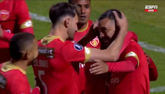 Carlos Escobar anotó el 1-0 de Sport Huancayo vs. Nacional. (Video: ESPN)