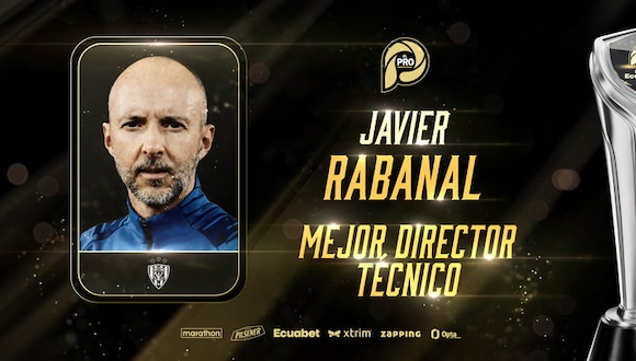 Javier Rabanal fue reconocido en Ecuador como el Mejor DT de la temporada 2025. (Video: Zapping)