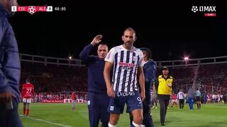 ¡Perdió los papeles! Hernán Barcos metió un codazo y fue expulsado en Alianza Lima vs. Cienciano