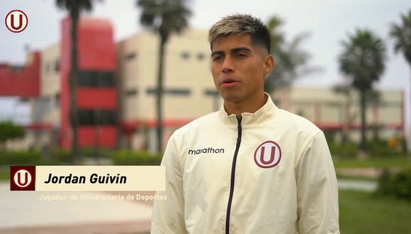 Jordan Guivin y su primer día de entrenamientos en Universitario. (Video: UPlay)