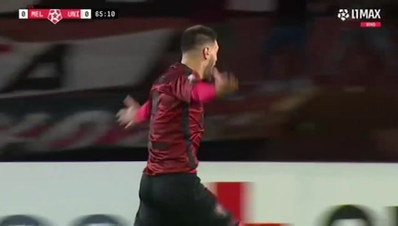 Leonel Galeano anotó el 0-1 de Universitario vs Melgar. (Vídeo: L1 MAX).