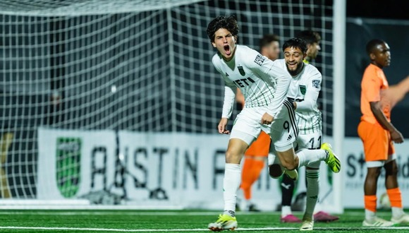 Gol de Sebastien Pineau para el 4-3 de Austin FC II. (Video: Apple TV)