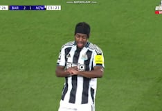 ¡Suspenso en el Camp Nou! Goles de Anthony Elanga para el 2-2 del Newcastle vs. Barcelona