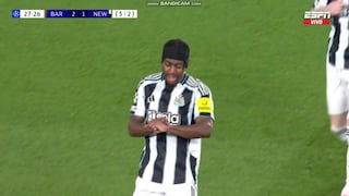 ¡Suspenso en el Camp Nou! Goles de Anthony Elanga para el 2-2 del Newcastle vs. Barcelona
