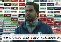 El fuerte descargo de Franco Navarro tras el empate de Alianza Lima: “Solo pedimos que cobren lo justo”