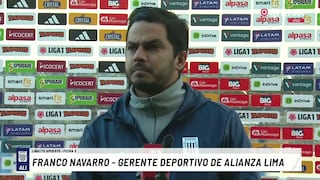 El fuerte descargo de Franco Navarro tras el empate de Alianza Lima: “Solo pedimos que cobren lo justo”