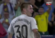 ¡El primero! Gol de Franco Mastantuono para el 2-0 del Real Madrid vs. Levante