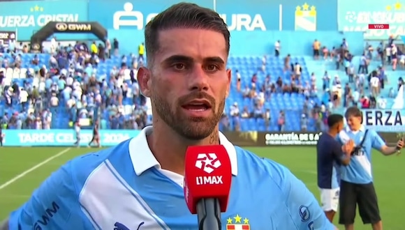 Declaraciones de Felipe Vizeu tras la victoria con Sporting Cristal en la Tarde Celeste 2026 | VIDEO: L1MAX