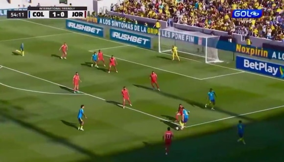 Doblete de Jhon Arias para el 2-0 de Colombia vs. Jordania. (Video: RCN Fútbol)