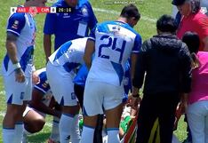 ¡Pronta recuperación! Melián sufrió fuerte golpe en Alianza Atlético vs. Mannucci