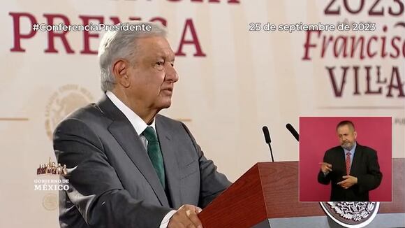 Mensaje de AMLO del lunes 25 de septiembre. (Video: Gobierno de México)