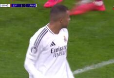 ¡No pudo en Anfield! Kylian Mbappé falló un penal en el Real Madrid vs Liverpool