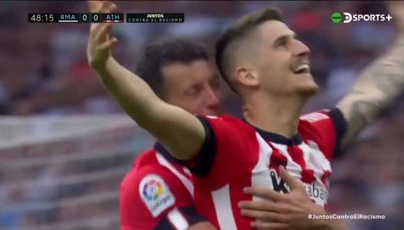 Oihan Sancet fue el autor del primer gol del partido entre Real Madrid vs. Athletic Club. (Video: DIRECTV Sports+)