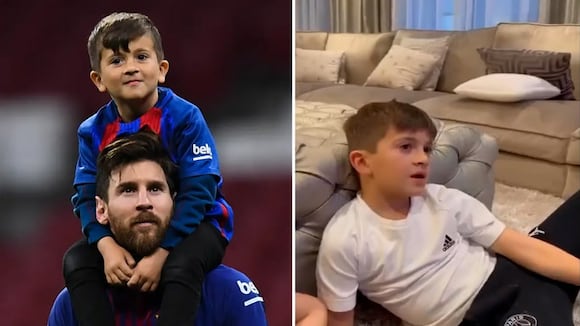 Lionel Messi comparte tierno video de su hijo Thiago cantando tema de moda