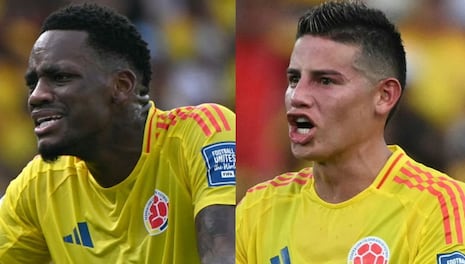 ¿Jhon Durán se peleó con sus compañeros tras el empate con Perú? James Rodríguez dio su versión
