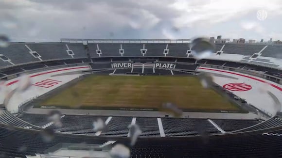 El Monumental de River quedó listo para la Copa de la Liga Profesional. (Video: River)