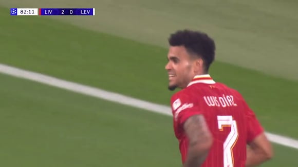 Doblete de Luis Díaz para el 3-0 de Liverpool. (Vídeo: ESPN).