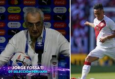 Fossati elogia el desempeño de Christian Cueva: “Me deja ilusionado para el futuro”