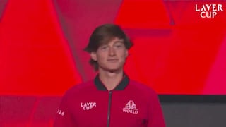 ¡Apoteósico! Así fue la presentación de Ignacio Buse con el Team World en la Laver Cup
