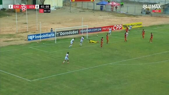 Doblete de Neri Bandiera para el 3-0 de Atlético Grau vs. César Vallejo. (L1 MAX)