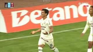 ¡En su ‘prime’! Gol de José Rivera para el 1-0 de Universitario vs. Binacional