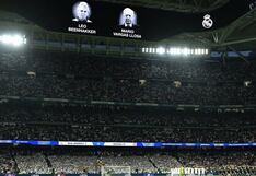 Real Madrid homenajeó a Mario Vargas Llosa con un minuto de silencio en el Bernabéu