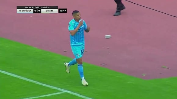 Gol de Kevin Quevedo en U. Católica. (Video: ESPN Ecuador)