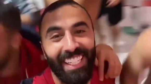 Pablo Sabbag celebró junto a la Selección de Siria la victoria ante India. (Video: Instagram)