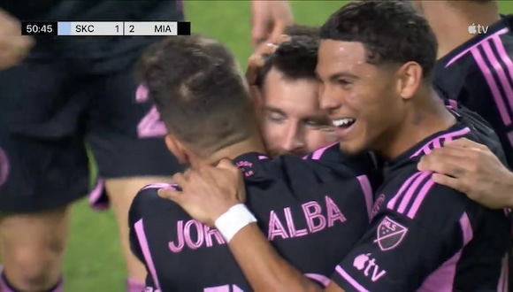 Gol de Lionel Messi en la MLS. (Vídeo: @InterMiamiCF).