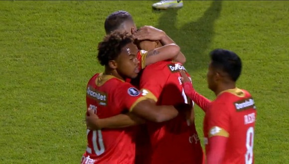 Ronal Huacca anotó el 2-1 de Sport Huancayo vs. Nacional. (Video: Copa Libertadores)