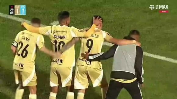 GOL de Pierre da Silva para el 2-1 del Cusco FC vs Sporting Cristal. (Video: L1 Max)