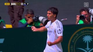 ¡Desde la cantera! Gol de Gonzalo García para el 1-0 de Real Madrid vs. Al Hilal