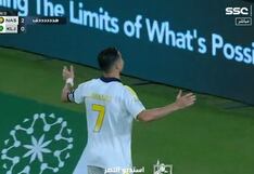 La segunda sí entró: el gol de Cristiano Ronaldo de penal en Al Nassr vs. Al Khaleej