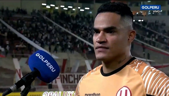 Declaraciones de Anderson Santamaría tras el empate de Universitario vs. Alianza Lima | VIDEO: GOLPERU
