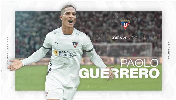 Paolo Guerrero fue anunciado como nuevo refuerzo de Liga de Quito. (Video: Liga de Quito)