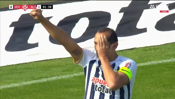 Gol de Hernán Barcos en Alianza Lima vs. César Vallejo. (Video: L1 MAX)