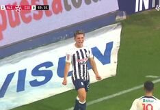 Con un exquisito pase de Rodríguez: gol de Cabellos para el 2-0 de Alianza Lima vs. Cienciano