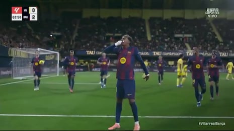 ¡Puntazo letal! Gol de Lamine Yamal para el 2-0 del Barcelona vs Villarreal