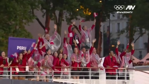 La delegación peruana se presentó en París 2024. (Video: ATV)