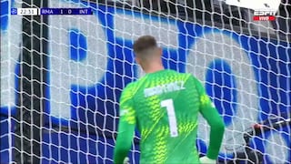 El ‘blooper’ de la fecha: arquero de Inter quiere amagar en su área y Valverde anota el 2-0 de Real Madrid