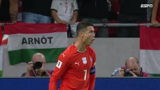 ¡Nuevo récord! Gol de Cristiano Ronaldo para el 2-1 de Portugal vs. Hungría