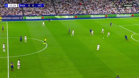 ¡No perdona! Error de Inter en salida y gol de Mbappé para el 1-0 de Real Madrid