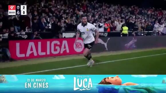 Roman Yaremchuk fue autor del 2-0 de Valencia vs. Real Madrid por LaLiga. (Video: ESPN)