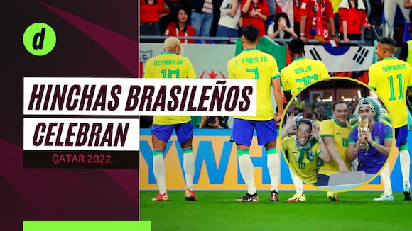 ¡Brasil a cuartos de final!: la reacción de los hinchas tras la victoria ante Corea del Sur