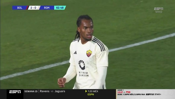 Renato Sanches jugando con la Roma. (Vídeo: ESPN).
