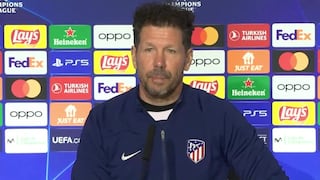 Diego Simeone pide apoyo de sus aficionados para vencer a Borussia Dortmund