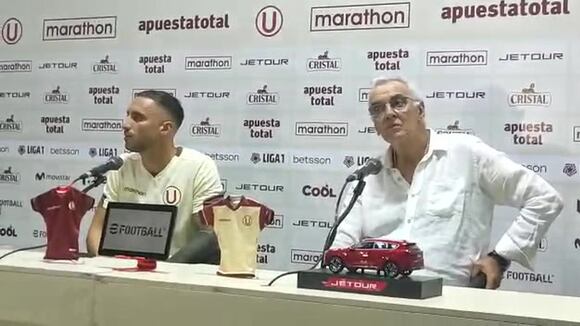 Emanuel Herrara habló en conferencia de prensa tras la victoria de la 'U'. (Video: Wilmer Robles / Depor)